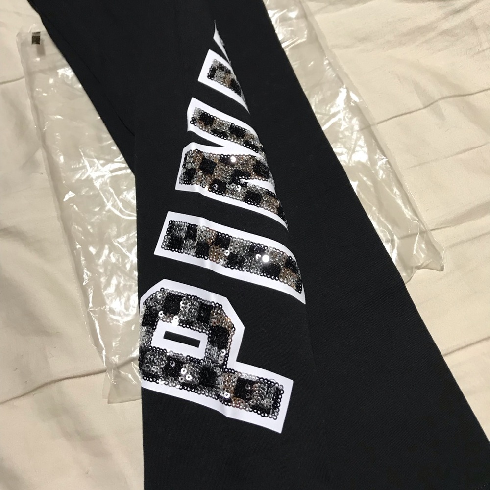 Victoria’s Secret pink sequins leggings